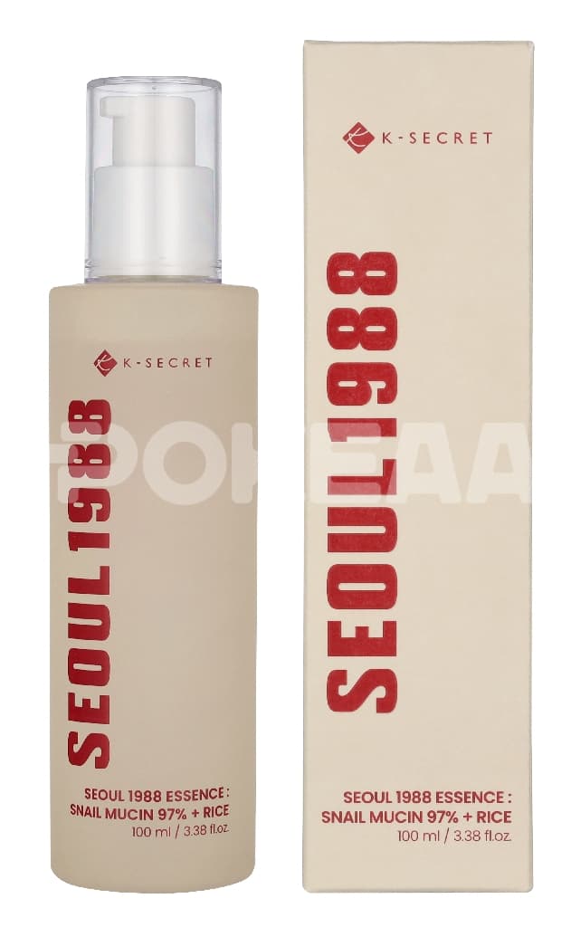 K-Secret Seoul 1988 Essence Snail Mucin 97% + Rice 100ml 1