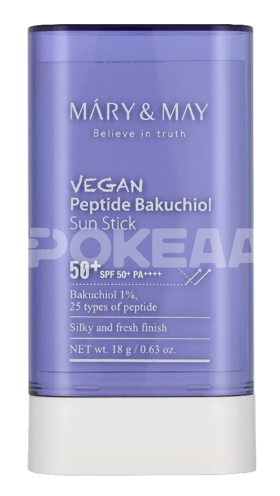Mary&May Vegan Peptide Bakuchiol Sun Stick SPF50+ PA++++ 18g 2
