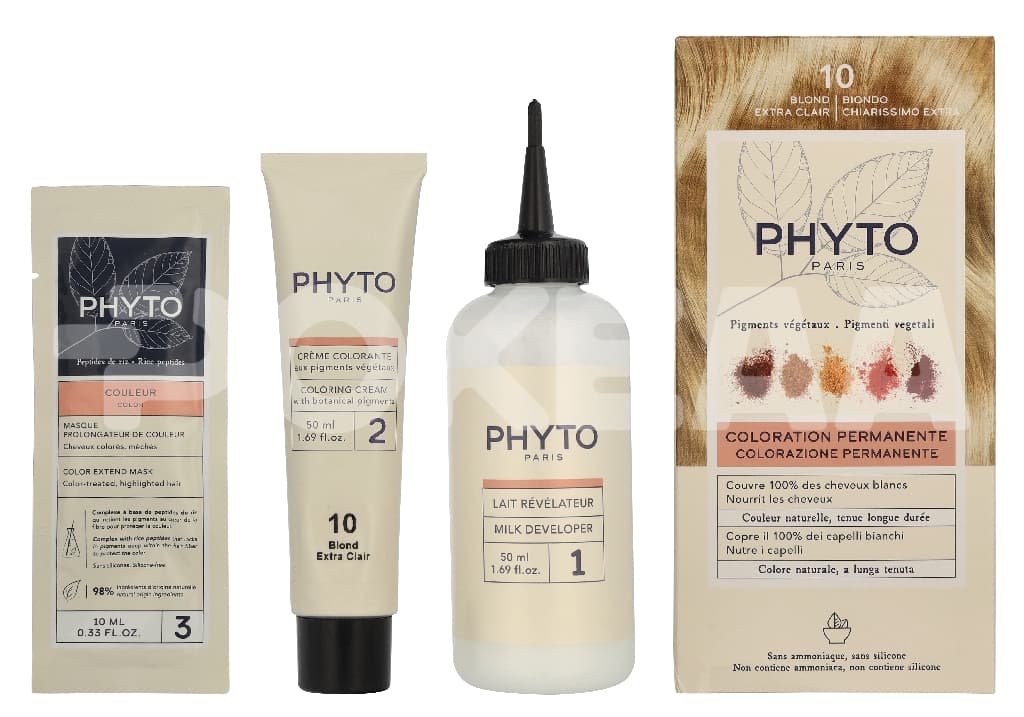 Phyto Phytocolor Permanent Color 110ml - #10 Extra Fair Blond 1