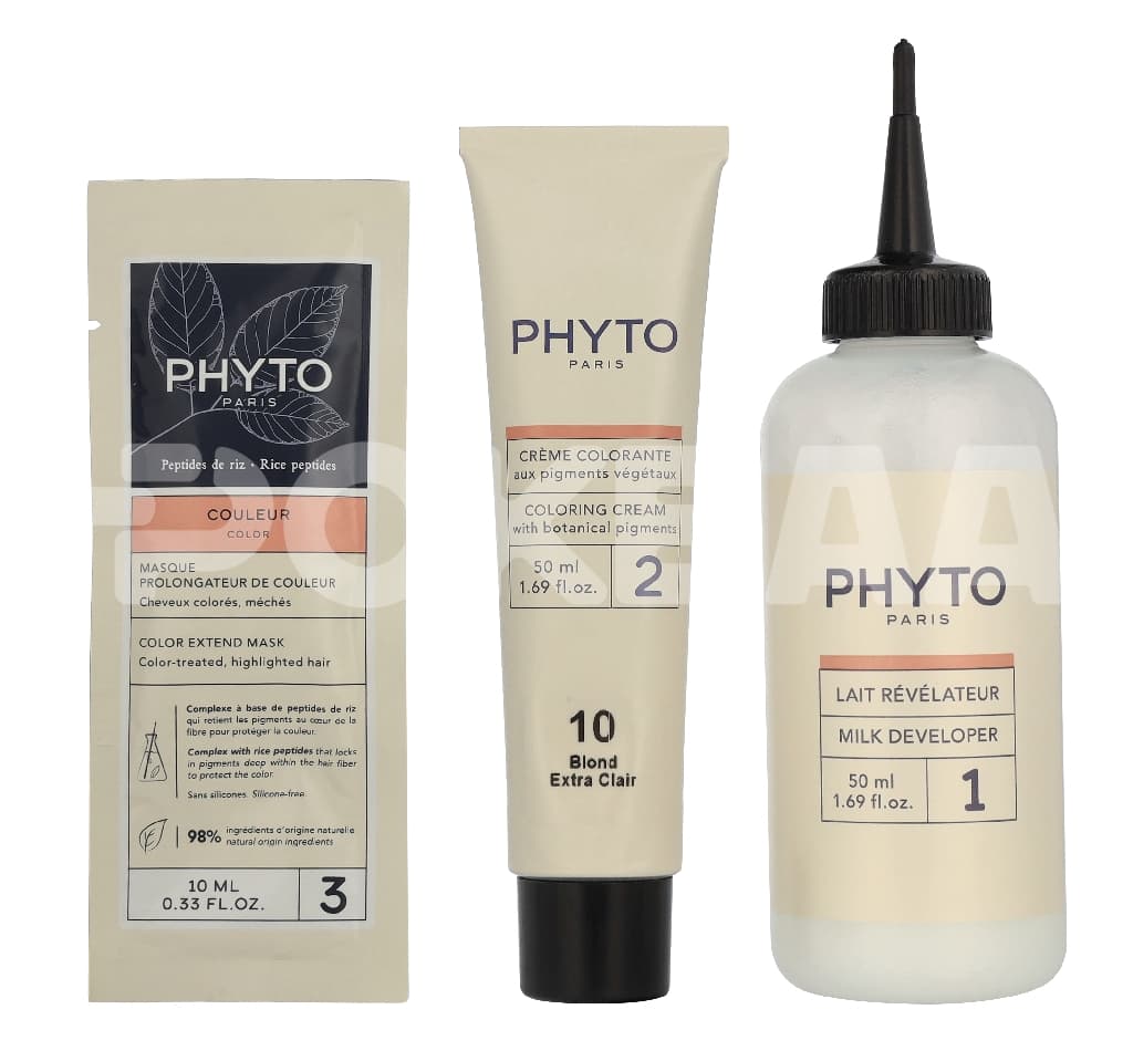 Phyto Phytocolor Permanent Color 110ml - #10 Extra Fair Blond 2
