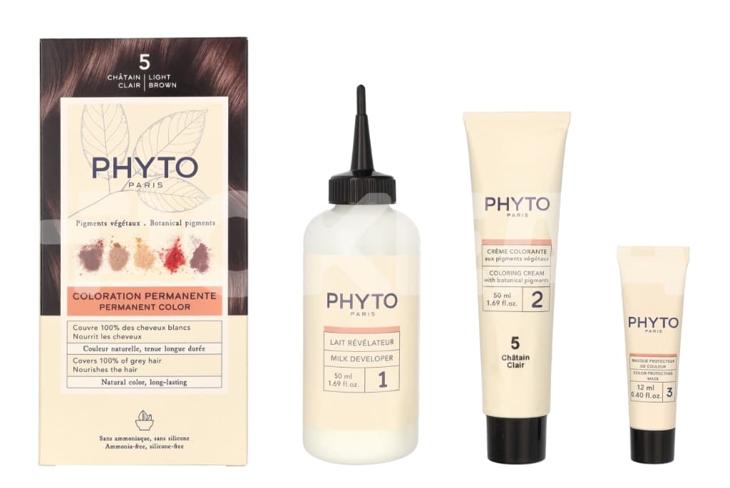 Phyto Phytocolor Permanent Color 110ml - #05 Light Brown 1