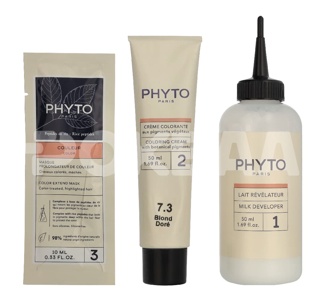 Phyto Phytocolor Permanent Color 110ml - #7.3 Golden Blond 2