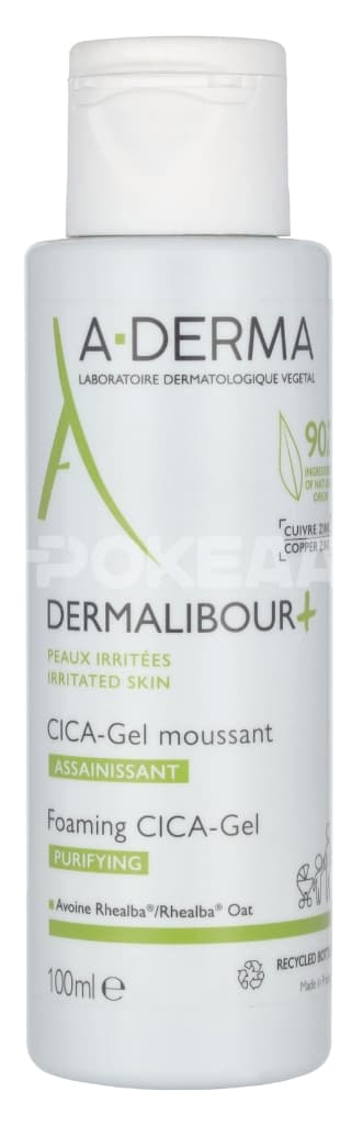 A-Derma Dermalibour+ Foaming Cica-Gel 100ml - For Irritated Skin 1