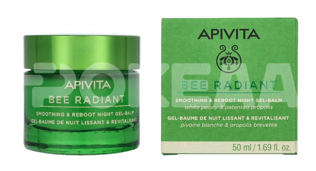 Apivita Bee Radiant Smoothing & Reboot Night Gel-Balm – 50 ml 1