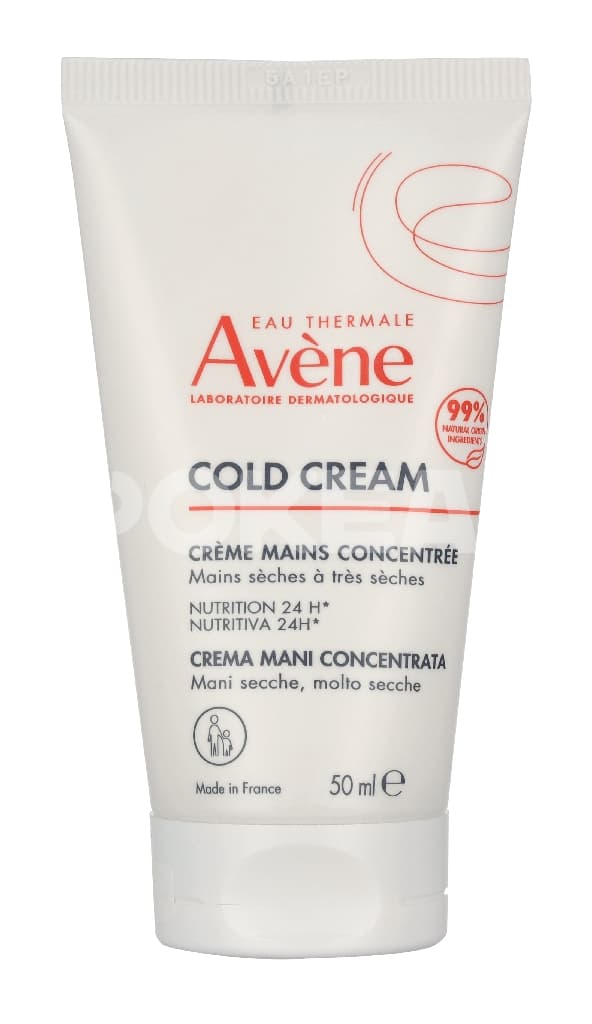Avene Cold Cream Concentrated Hand Cream 50ml - Dry To Very Dry Hands 1
