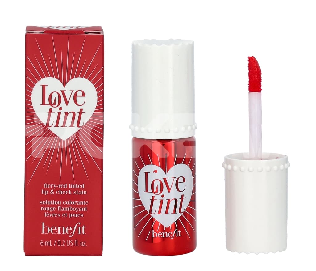 Benefit Lovetint Fiery-Red Tinted Lip & Cheek Stain 6ml 1