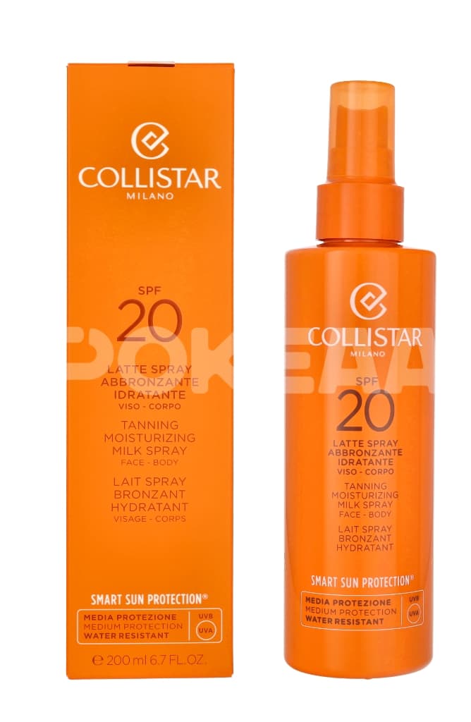 Collistar Tanning Moisturizing Milk Spray Face-Body SPF20 – 200 ml 1