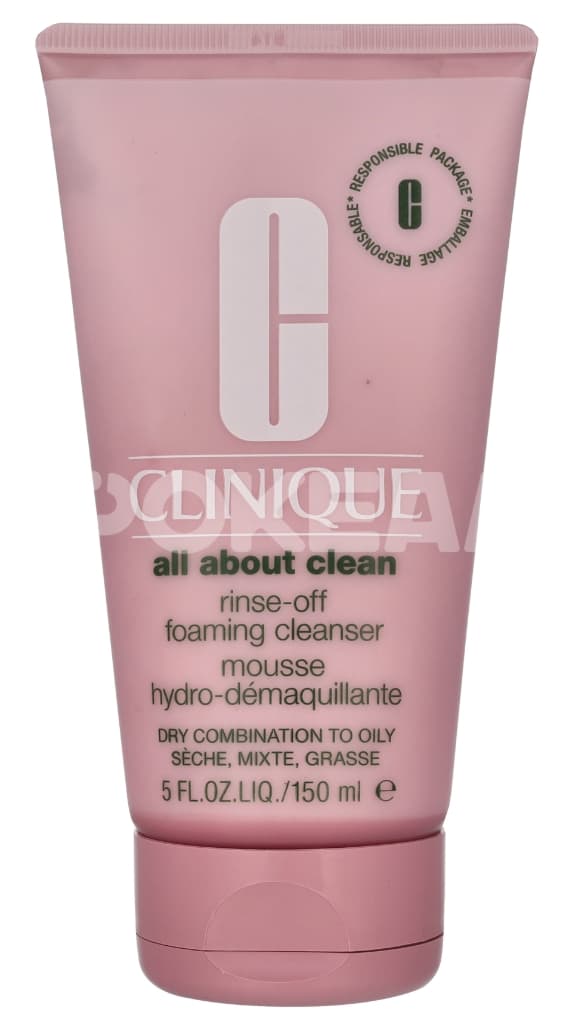 Clinique Rinse-Off Foaming Cleanser 150ml - Dry Combination To Oily Skin 2