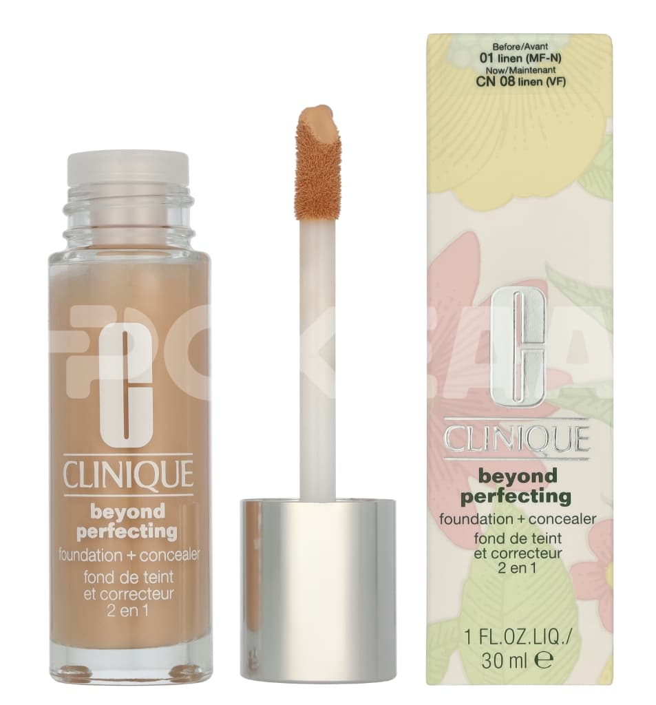 Clinique Beyond Perfecting Foundation + Concealer 30ml - CN 08 Linen (VF) 1