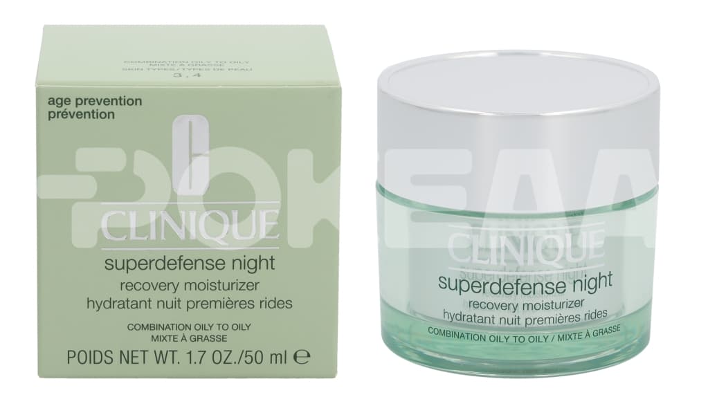 Clinique Superdefense Night Recovery Moisturizer 50ml - Combination Oily To Oily 3,4 1
