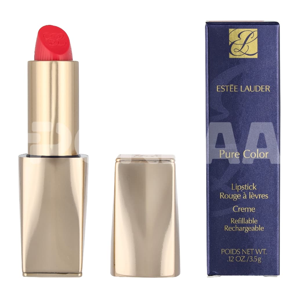 E.Lauder Pure Color Creme Lipstick 3.5g - #320 Defiant Coral 1