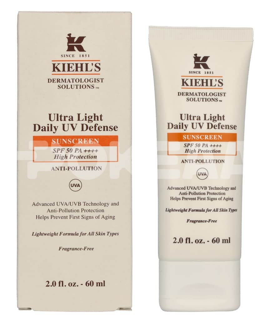 Kiehl's D.S. Ultra Light Daily UV Defense Sunscreen SPF50 60ml - Anti-Pollution For All Skin Types 1
