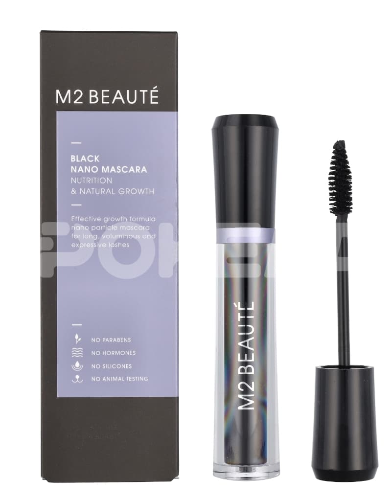 M2 Beaute Black Nano Mascara 6ml - Nutrition & Natural Growth 1