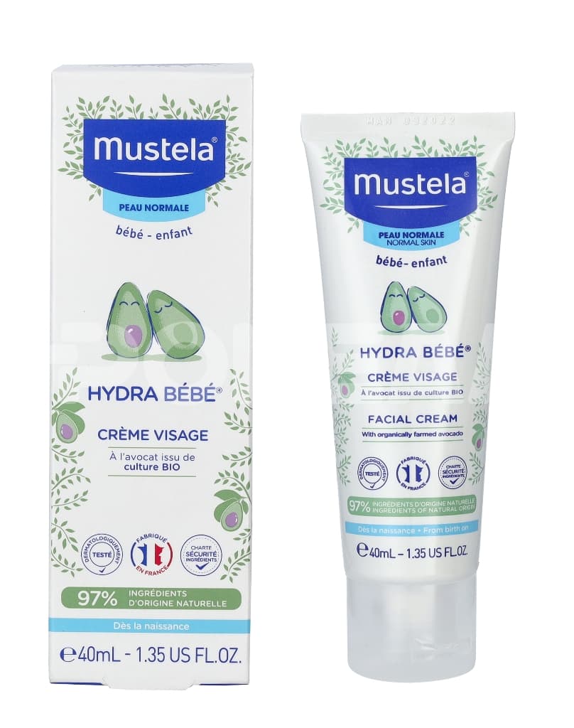 Mustela Hydra Bebe Facial Cream 40ml - Normal Skin 1