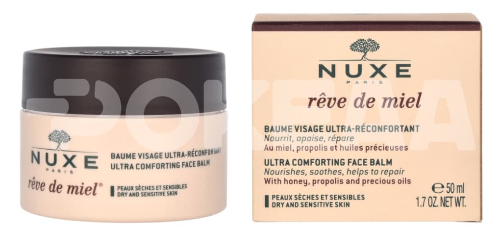 Nuxe Reve De Miel Ultra Comforting Face Balm Dry And Sensitive Skin – 50 ml 1