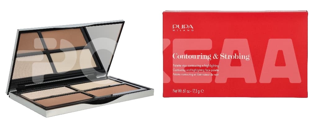 Pupa Contouring & Strobing Powder Palette 17.5g - #001 Light Skin 1