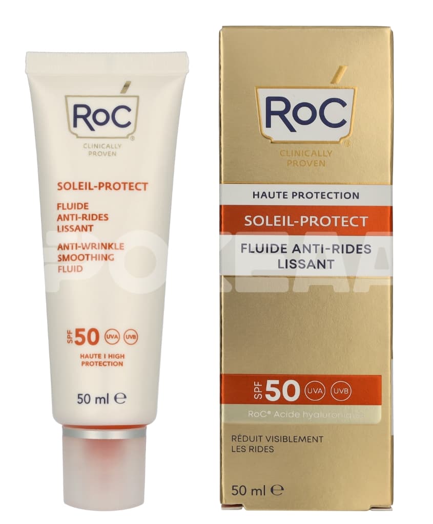 RoC Soleil-Protect Anti-Wrinkle Smoothing Fluid SPF50 50ml 1