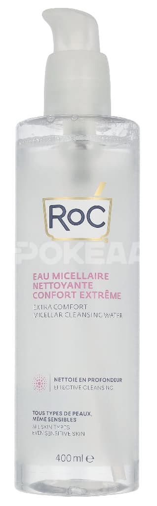 RoC Micellar Extra Comfort Cleansing Water 400ml - Sensitive Skin, Face And Eyes 1