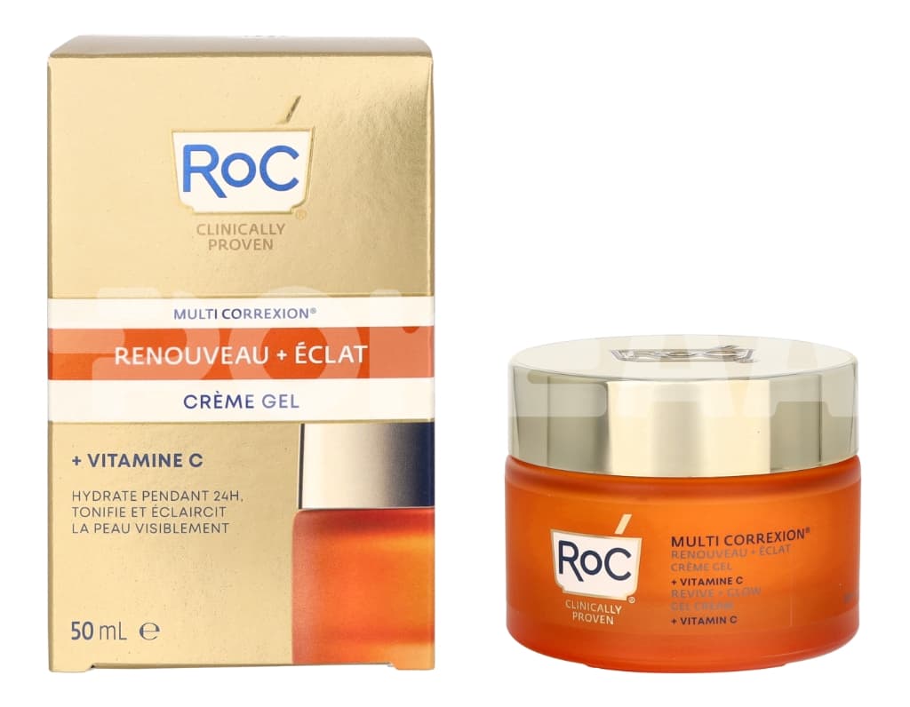 RoC Multi Correxion Revive & Glow Gel Cream 50ml - Revive + Glow - 24Hrs 1