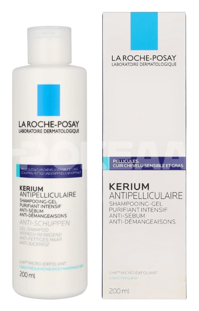 LRP Kerium Anti-Dandruff Gel Shampoo 200ml 1