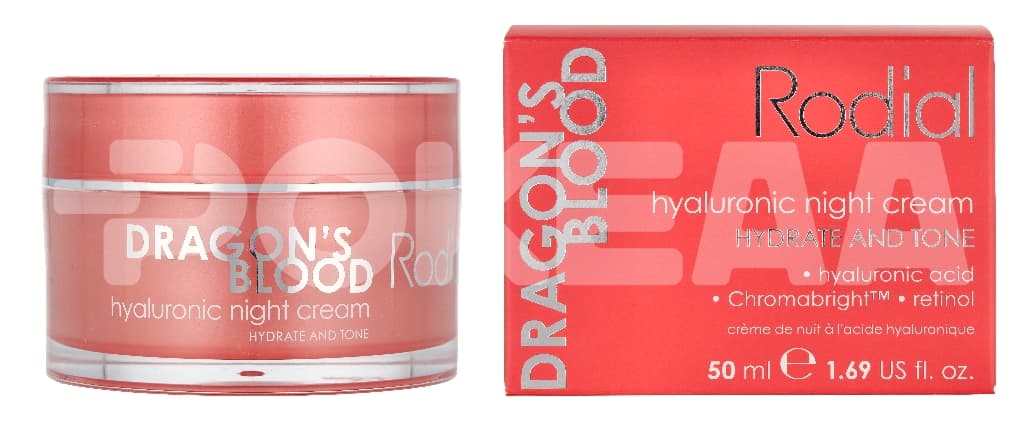 Rodial Dragon's Blood Hyaluronic Night Cream 50ml - Hydrate And Tone 1