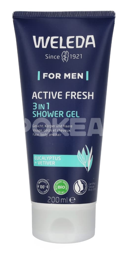 Weleda Men Active Fresh Invigorating Shower Gel – 200 ml 1