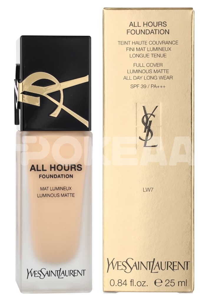 YSL All Hours Luminous Matte Foundation 25ml - LW7 1