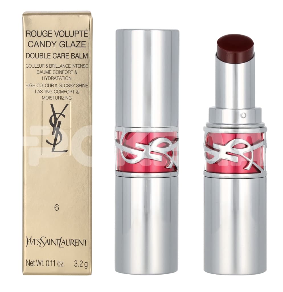 YSL Loveshine Candy Glaze Lipstick 3.2g - #06 Burgundy Temptation 1