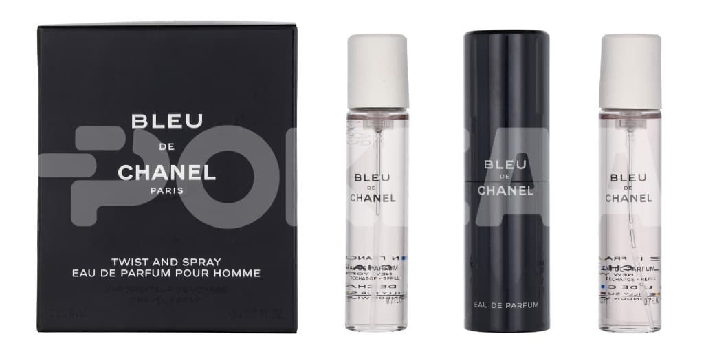 Chanel Bleu De Chanel Pour Homme Giftset 60ml - 3x20ml Edp Travel Spray & 2 Refills 1