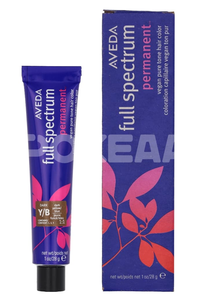 Aveda Full Spectrum Permanent Vegan Pure Tone Hair Color 28g - Yellow Blue 1