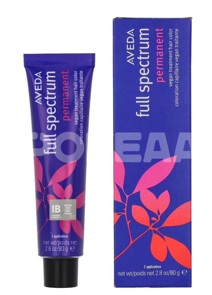 Aveda Full Spectrum Permanent Vegan Pure Tone Hair Color 80g - Intense Base 1