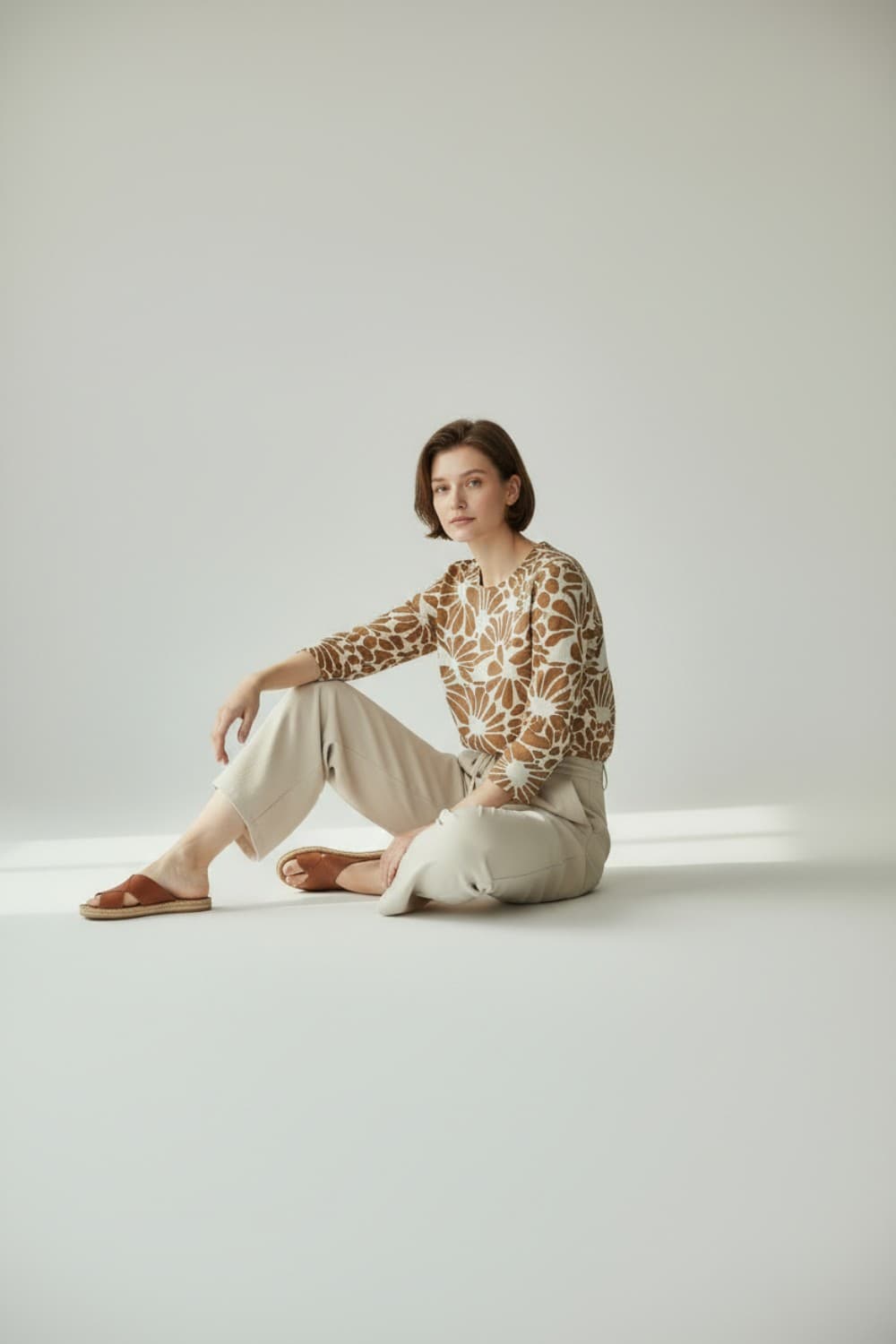 Pantalon taille haute avec cordons de serrage avec poches 11