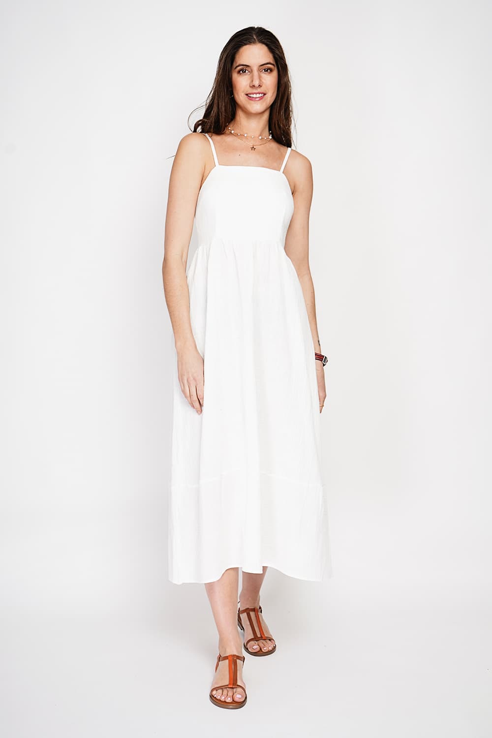Robe Longue d'Été à Bretelles réglable 4