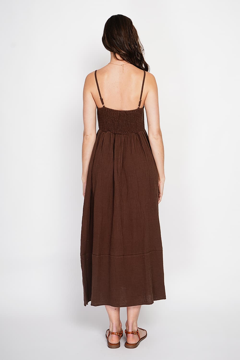 Robe Longue d'Été à Bretelles réglable 7