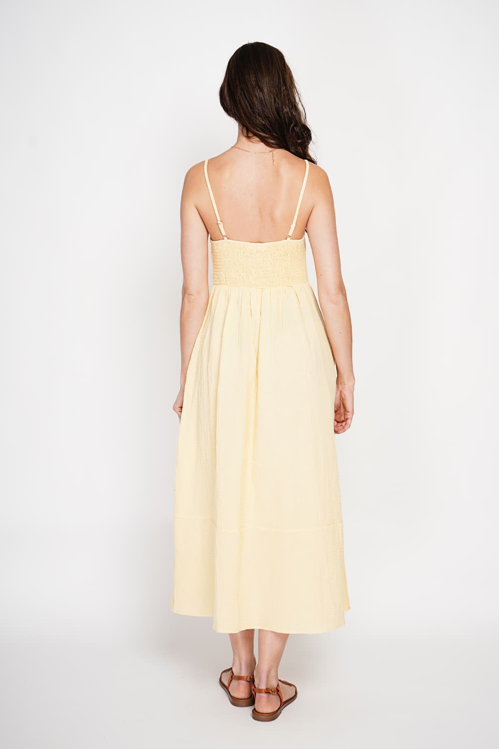 Robe Longue d'Été à Bretelles réglable 11