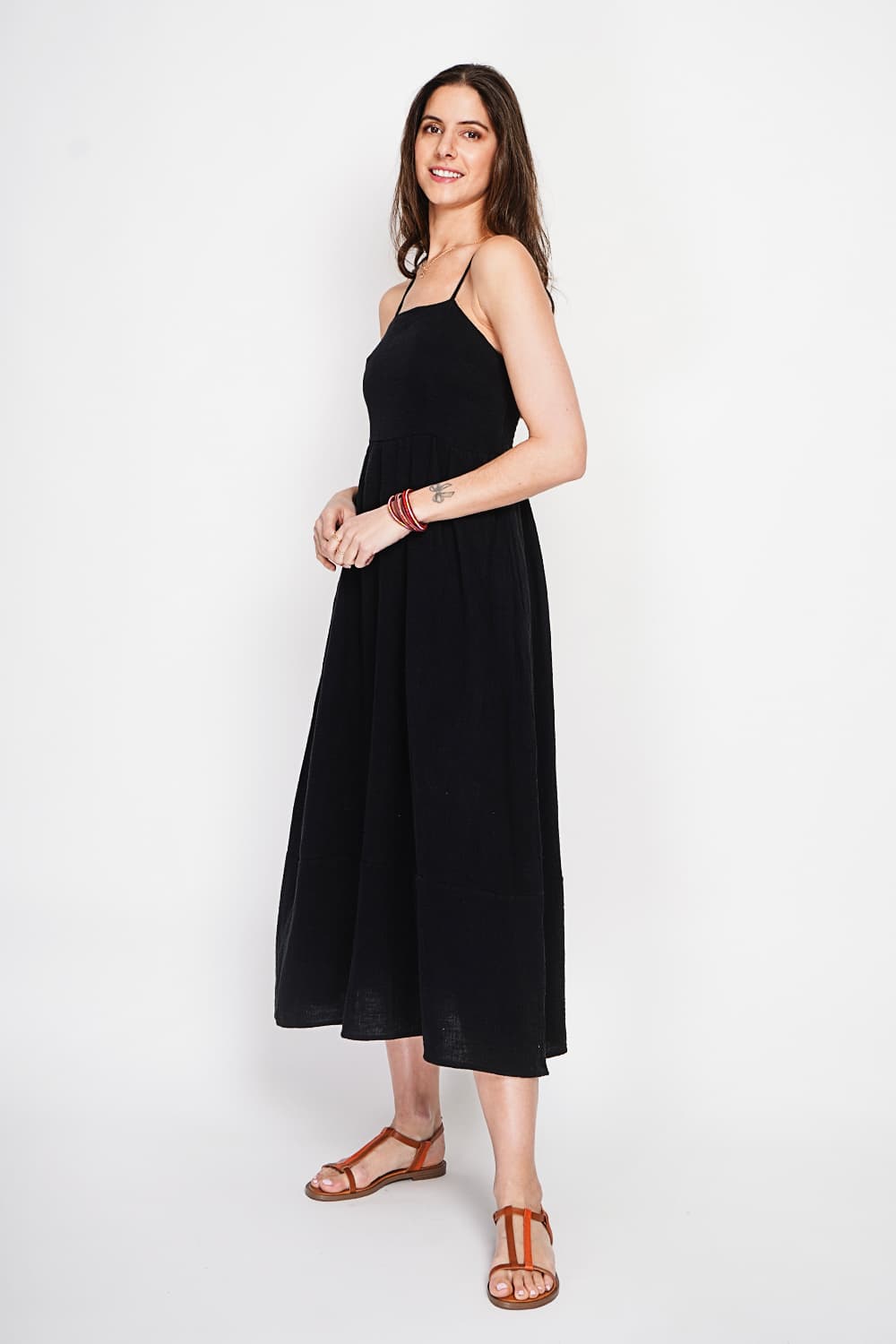 Robe Longue d'Été à Bretelles réglable 15