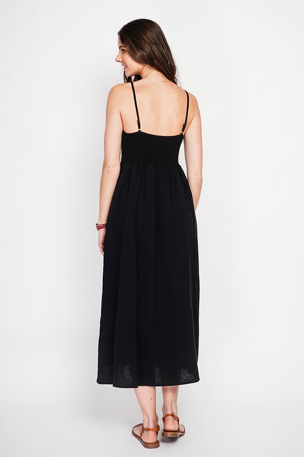 Robe Longue d'Été à Bretelles réglable 16