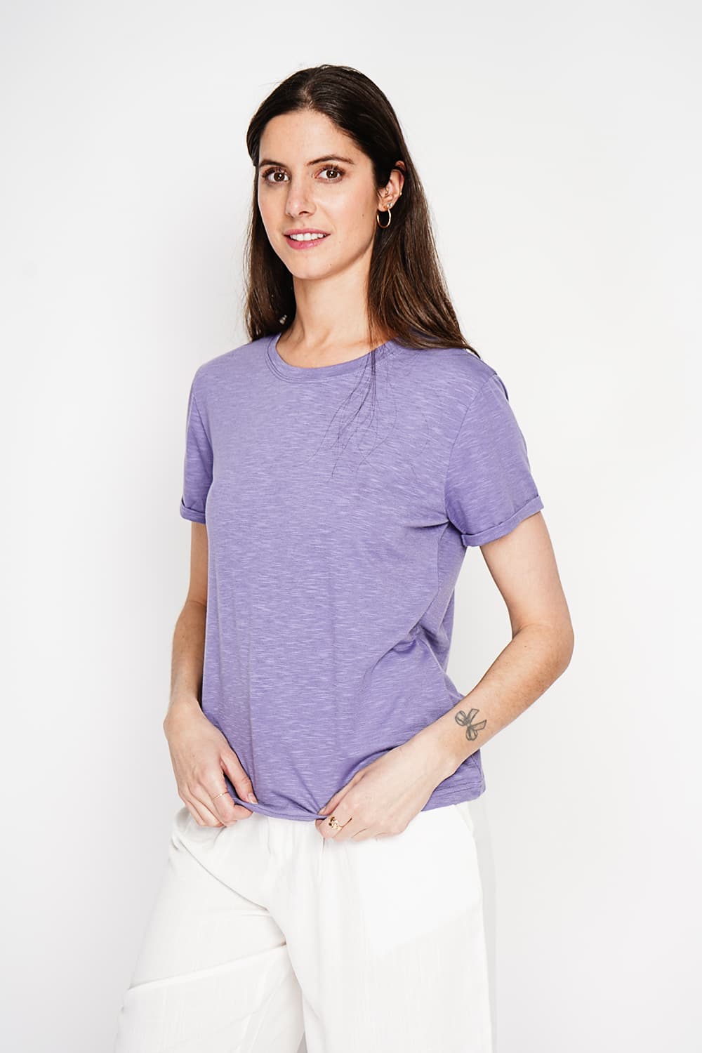 T-shirt col rond à manches courtes 10