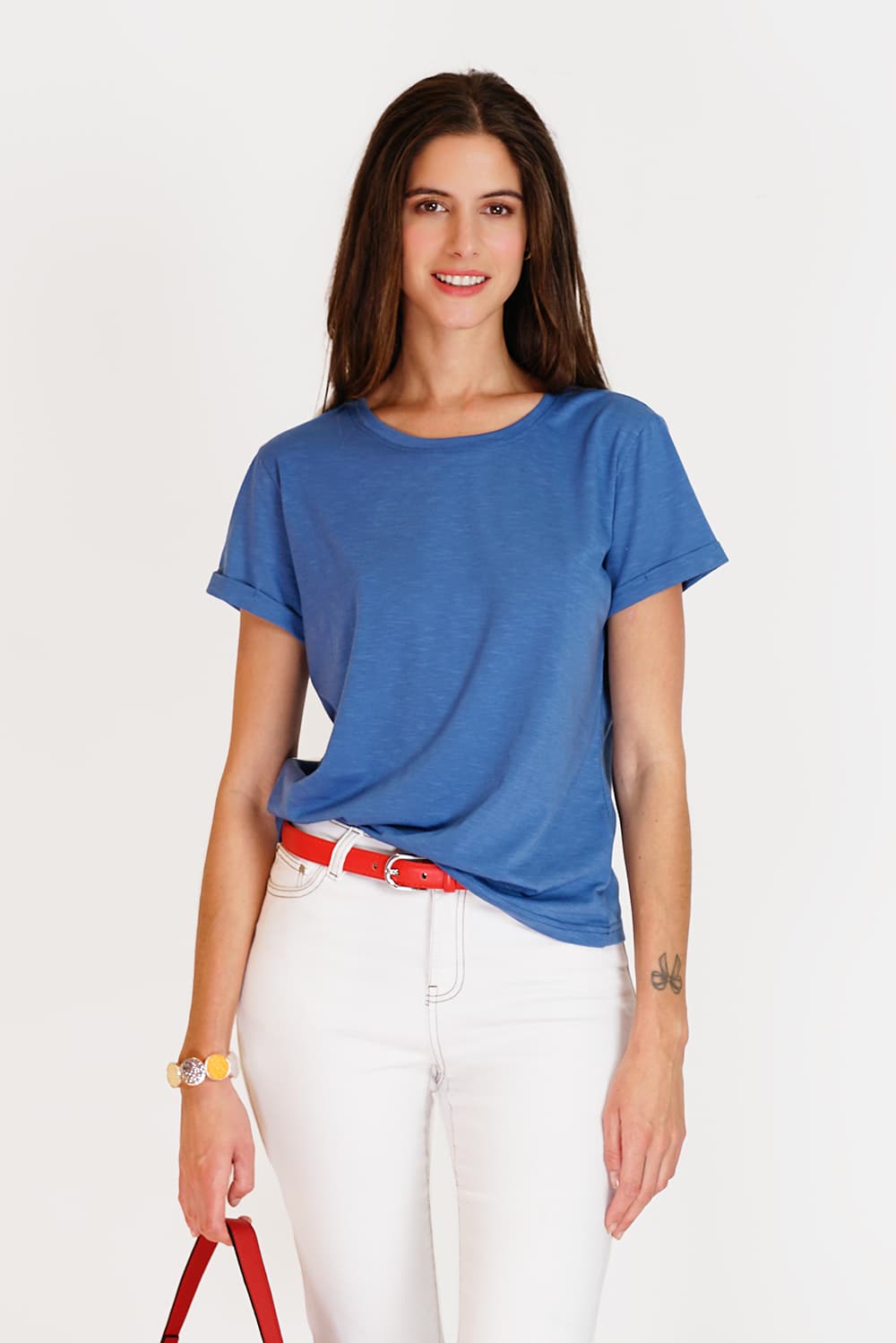 T-shirt col rond à manches courtes 14
