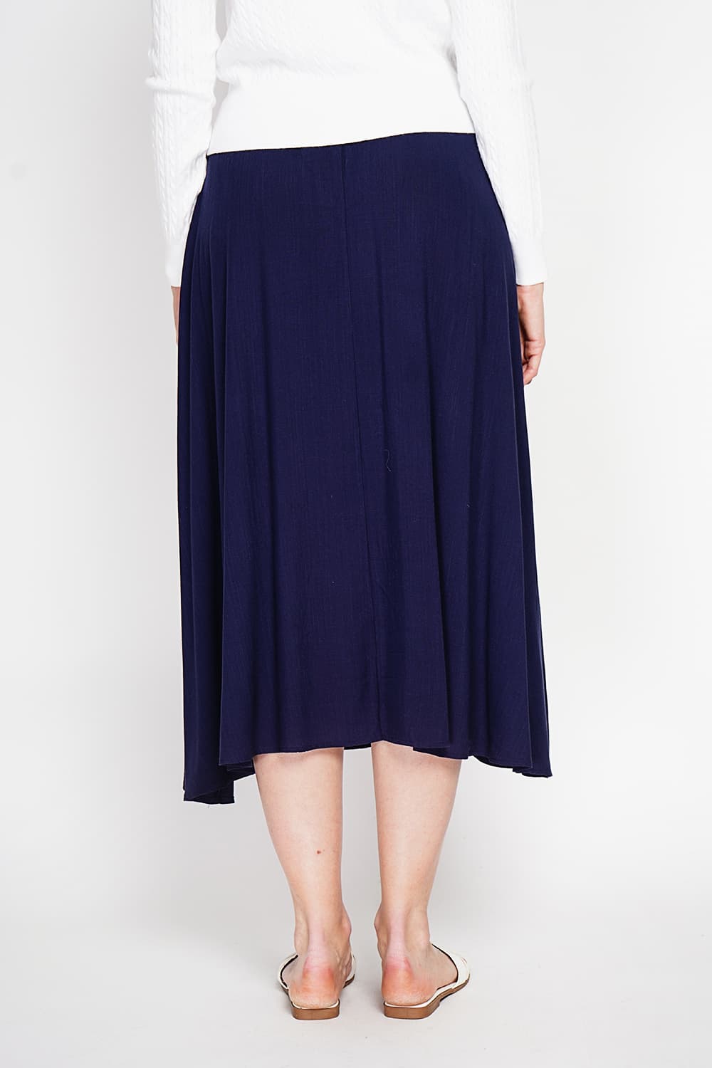 Jupe longue taille élastiquée poches latérale 14