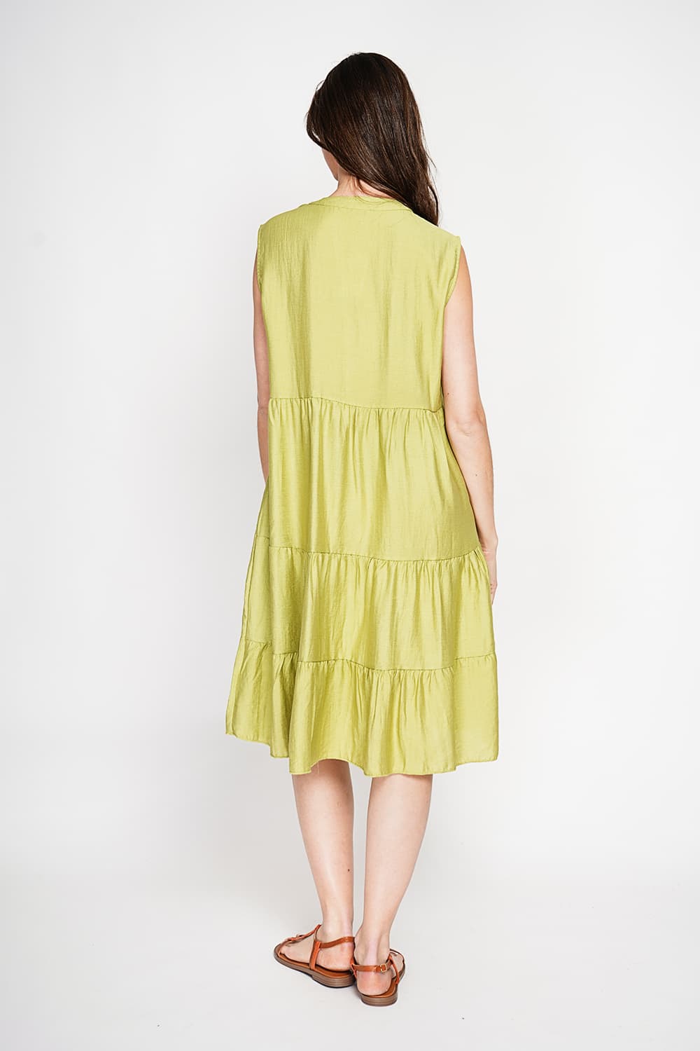 Robe col tunisien gaufrée à étages S/M 3