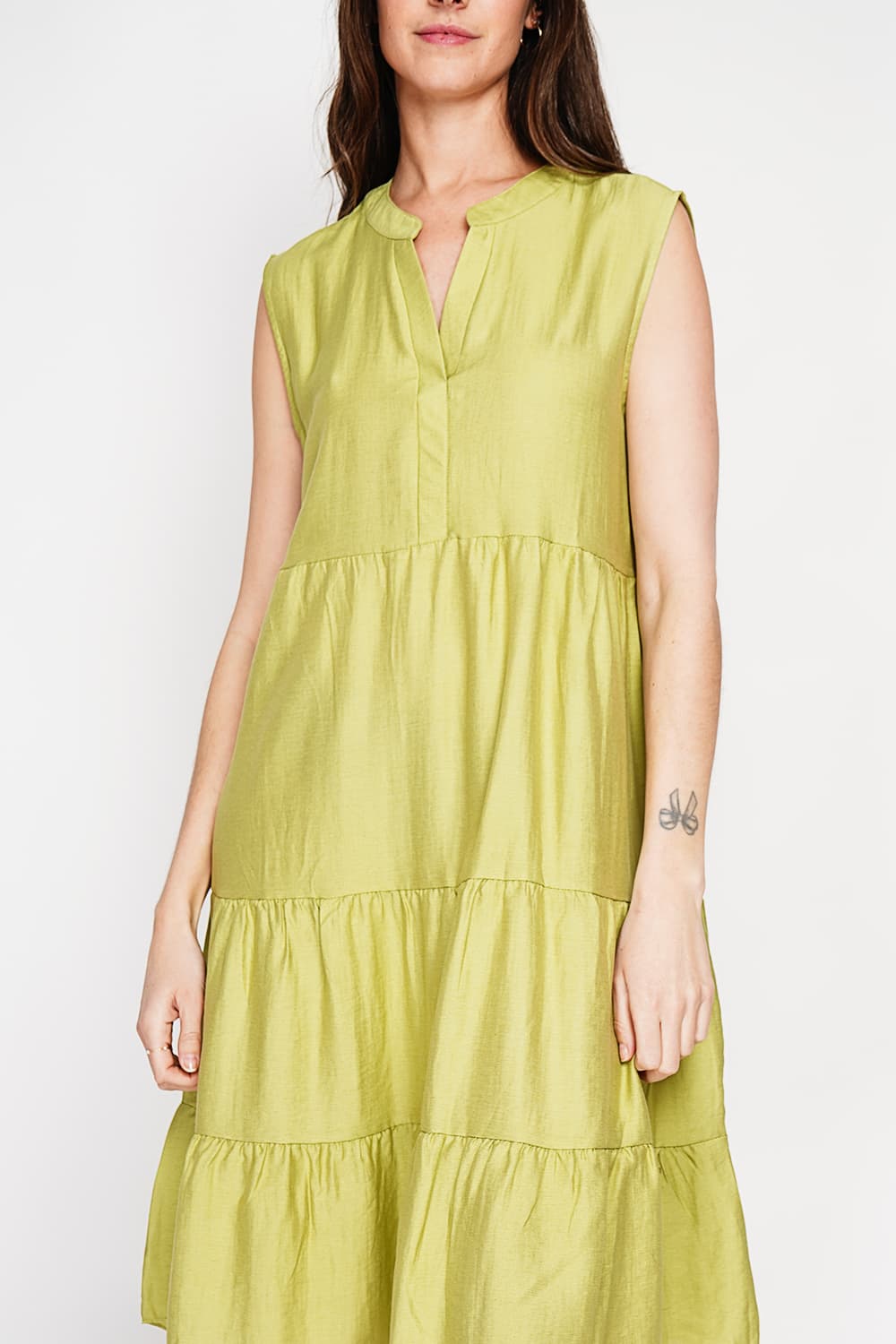 Robe col tunisien gaufrée à étages S/M 4