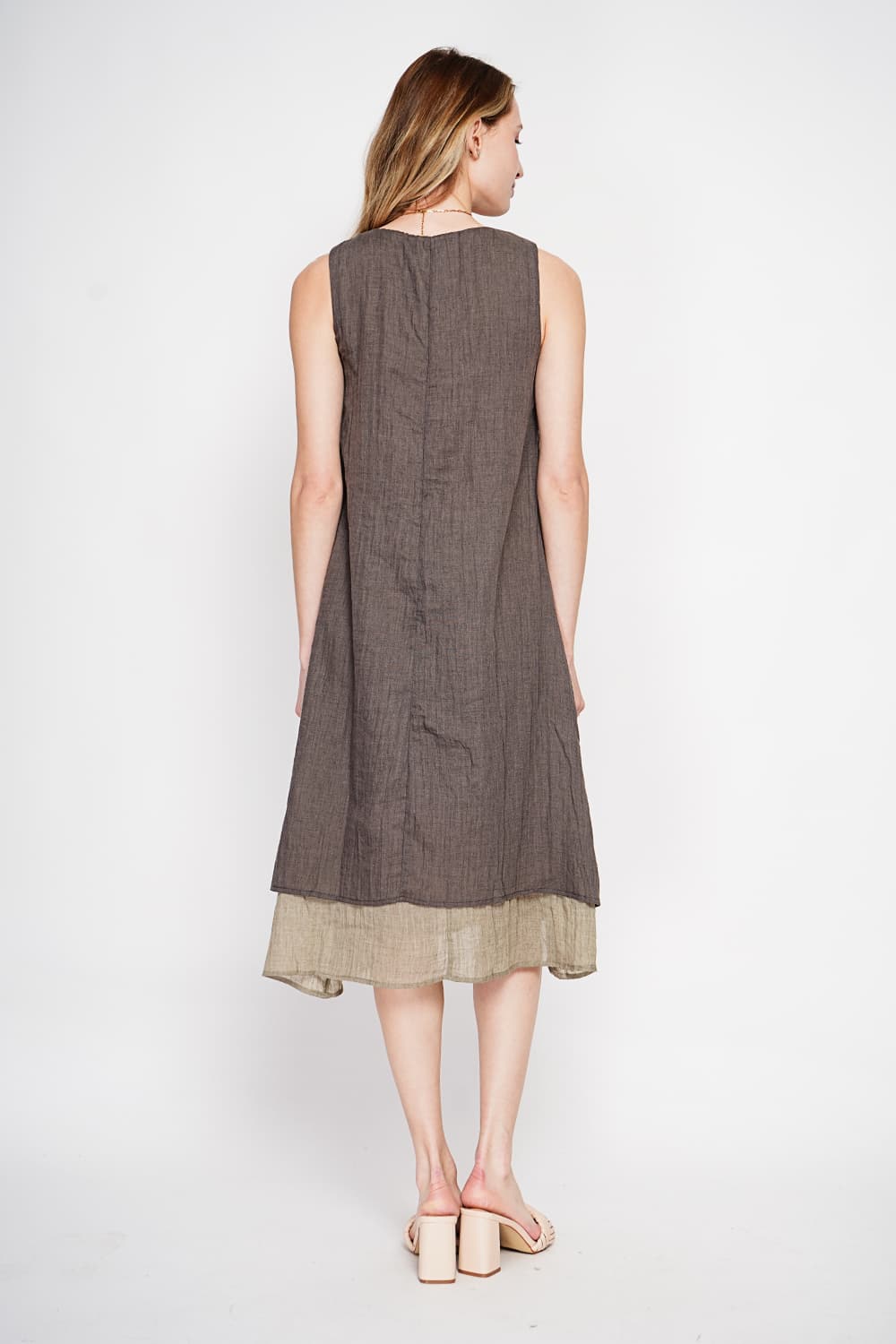 Robes doublé décontractées col v S/M 16