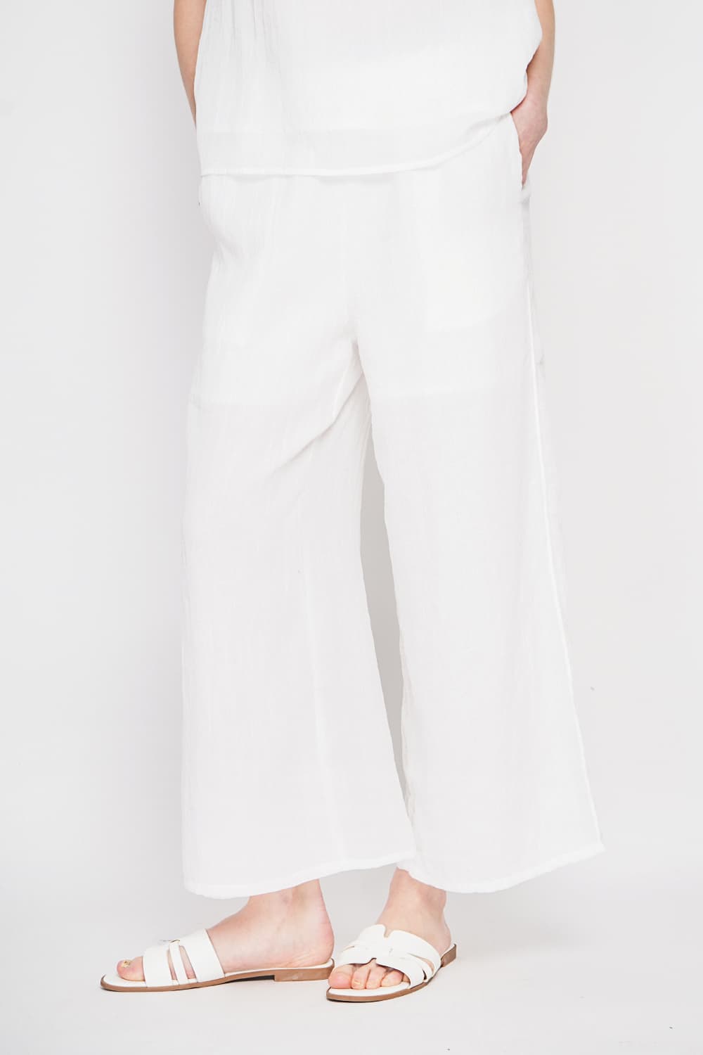 Pantalon taille haute style portefeuille 1