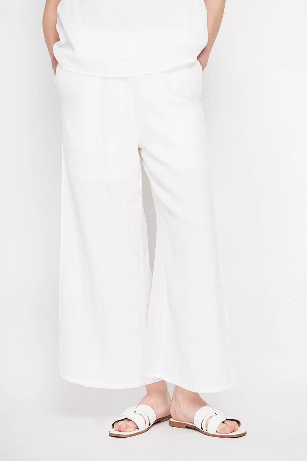 Pantalon taille haute style portefeuille 4