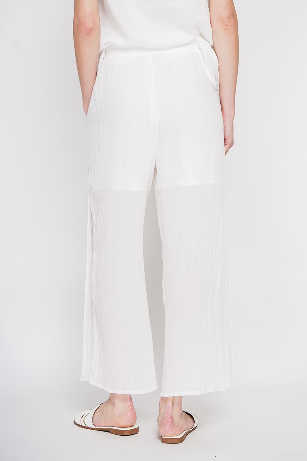 Pantalon taille haute style portefeuille 21