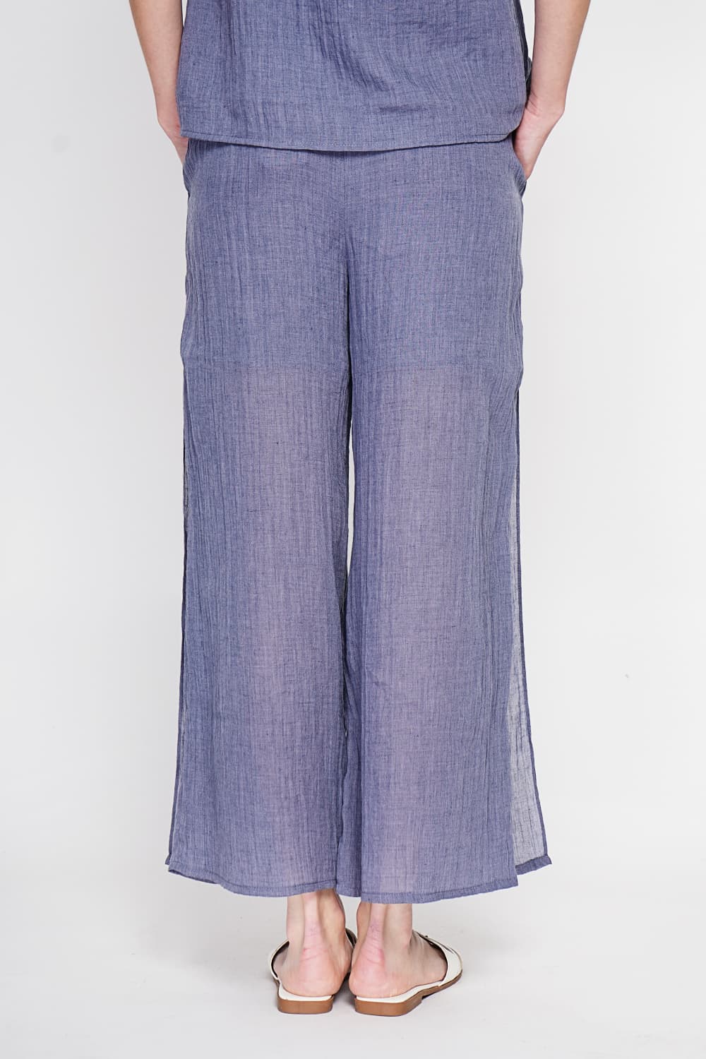 Pantalon taille haute style portefeuille 6