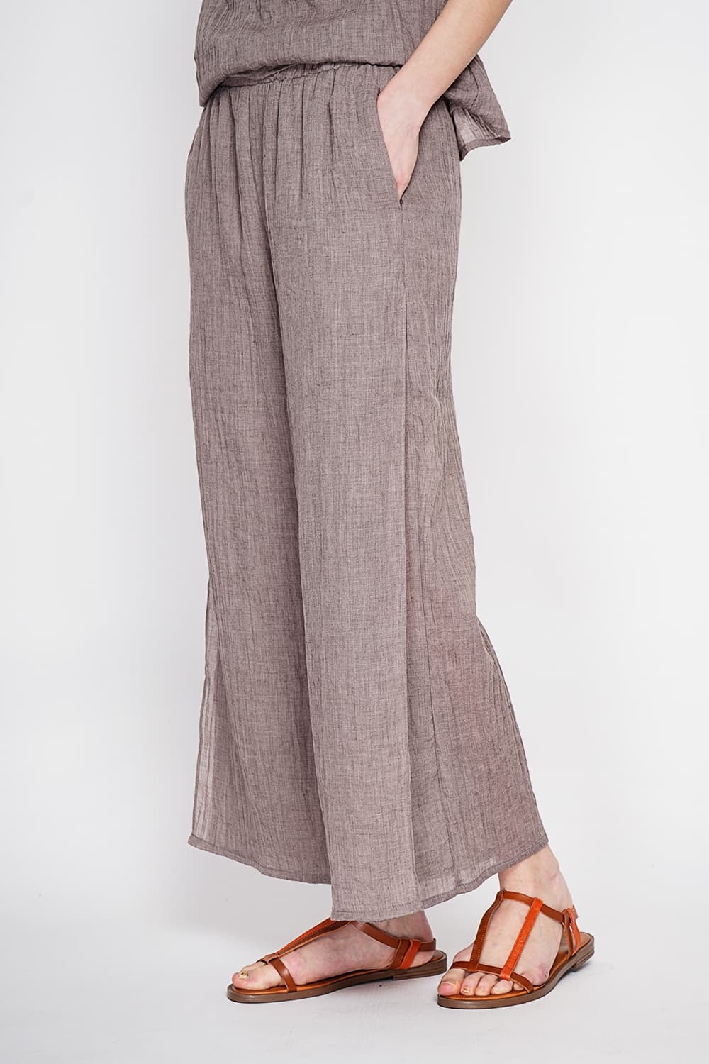Pantalon taille haute style portefeuille 9