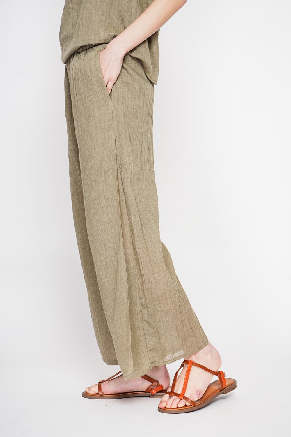 Pantalon taille haute style portefeuille 14