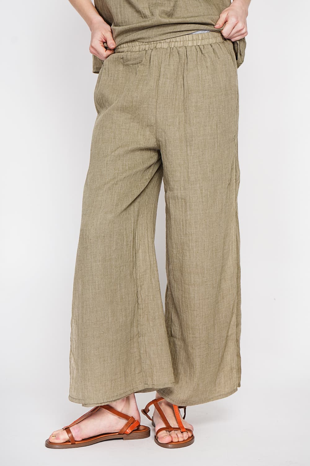 Pantalon taille haute style portefeuille 16